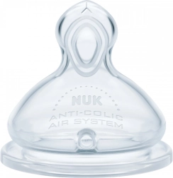 Накрайник – биберон NUK First Choice+ Flow Control 6+ месеца, 2 бр.