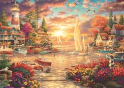 Puzzle Morning at the Lake 1000 Pieces
