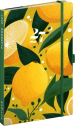 NOTIQUE planbook planner and notebook lemons 2027, 13 × 21 cm