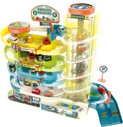 Многоетажен гараж с асансьор за 6 коли със светлинни и звукови ефекти