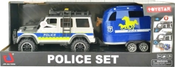Kids' jeep with trailer with lights and sounds