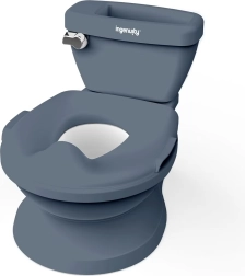Ingenuity детска тоалетна със звук My Size PRO 2в1 сива