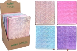 Редови тефтер 21 × 14,5 cm, 100 страници – микс цветове