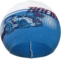Есенна детска шапка New Baby Racing, тъмносиня