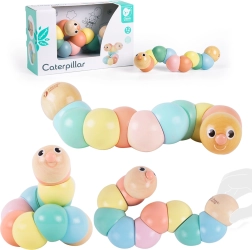 CLASSIC WORLD Wooden Bendable Caterpillar