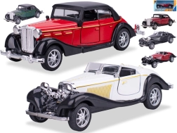 Metal model of a vintage car 1:36 with pull-back action, 11.5 cm