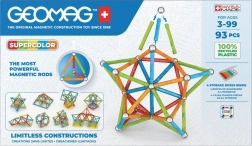 Geomag Supercolor магнитен конструктор 93 елемента от рециклирана пластмаса