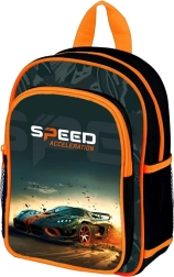 Детска предучилищна раница с мотив на кола