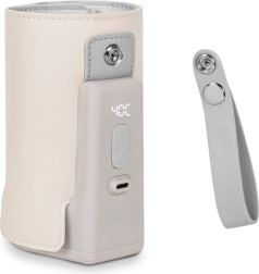 Безжичен нагревател за шишета LIONELO Thermup Go Plus Beige Sand