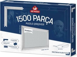 Рамка за пъзел 85x60 см бяла