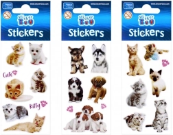 StickerBoo стикери с кученца и котенца (3 варианта) - 1 брой