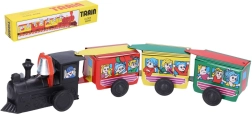 Metal wind-up key train 28 cm