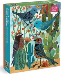 Galison Puzzle Desert Bird Friends 1000 Pieces