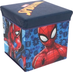 Cozy Noxxiez сгъваема кутия за съхранение и табуретка SPIDERMAN 30 × 30 × 30 см