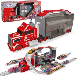 Woopie пожарна камион с гараж и състезателна писта