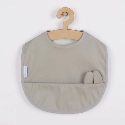 Миещ се лигавник NEW BABY 34 × 25 см сив
