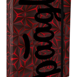 Baagl папка за тетрадки A4 Jumbo Red Polygon