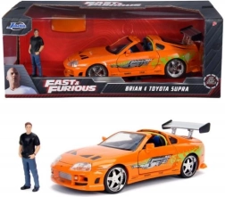 Бързи и яростни Toyota Supra 1995 1:24 с фигурка на Брайън О’Конър