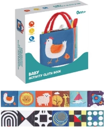 Сензорна книжка за най-малките – контрастни картинки и активности