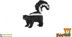 Пластмасова фигурка на ивичест скункс 5 см