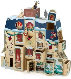 Vilac дървен адвент календар къщичка