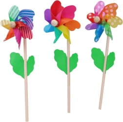 Дървена въртележка 12 см, 3 вида