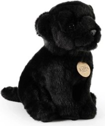 Plush Black Panther sitting 23 cm ECO-FRIENDLY