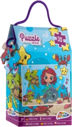 Пъзел Морска русалка 30 части 29 × 18 см