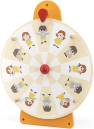 Viga стенна игра – колело на емоциите от дърво, FSC, Монтесори