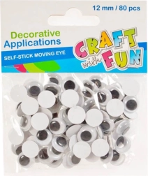 Подвижни самозалепващи очи 80 бр.