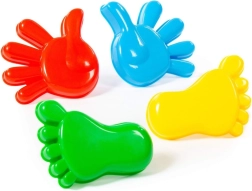 Children’s sand set POLESIE – shovel, rake, sieve and mold (4 pieces)
