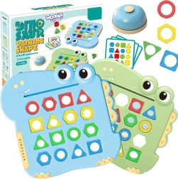 Монтесори игра динозавър – съчетаване на форми WOOPIE