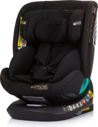 Chipolino столче за кола Supreme i-Size 40–150 см Isofix 360 – Обсидиан