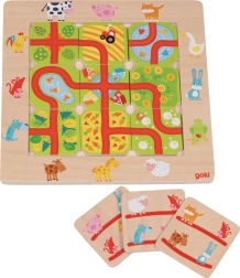 Goki настолна игра Намери пътя към фермата