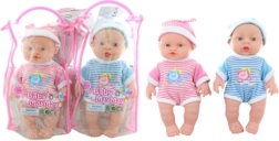 Baby doll with sound 24 cm in pajamas - 1 piece