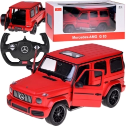 Rastar Mercedes‑AMG G 63 1:14 RC автомобил с дистанционно управление и светлини – Червена