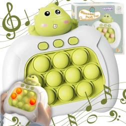 Интерактивна антистрес игра POP IT динозавър – зелена