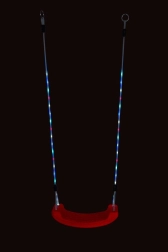 2Kids Toys детска пластмасова светеща люлка – червена