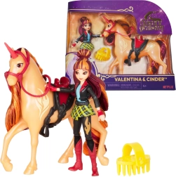 Unicorn Academy Валентина и Синдър – фигурка на момиче и еднорог с аксесоари