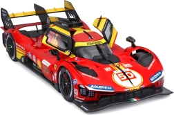 Метален модел Bburago 1:18 Ferrari 499P № 50 – победител 24H Le Mans 2024