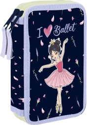 Two-tier School Pencil Case Ballerina – empty