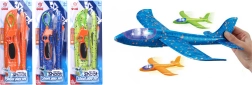 Изстрелващ се самолет със светлинни ефекти 34 см