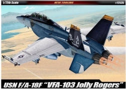 Пластиков модел на самолет F/A‑18F USN VF‑103 JOLLY ROGERS 1:72