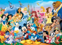 Educa дървен пъзел Disney – Приказен свят, 100 части
