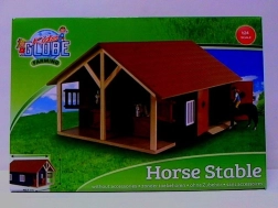 Kids Globe Farming wooden horse stable 1:24