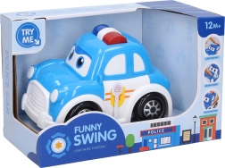 Полицейска кола с ефекти 15 см