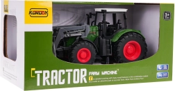 Green Tractor with Front Loader 1:24
