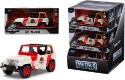 Метален модел Jeep Wrangler Jurassic Park 1:32 с отваряеми врати