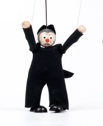 Gerlich wooden puppet Wolf Richard 12 cm
