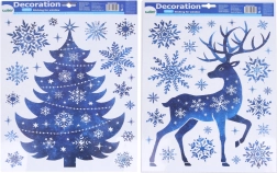 Коледна декорация за прозорец 41 × 29 cm